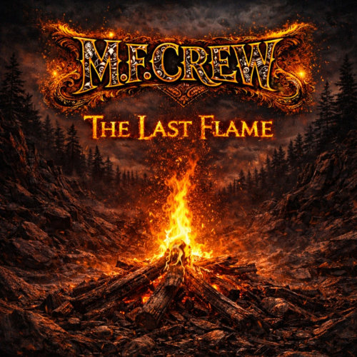 Pochette du "The last flame" (2026) de M.F. CREW